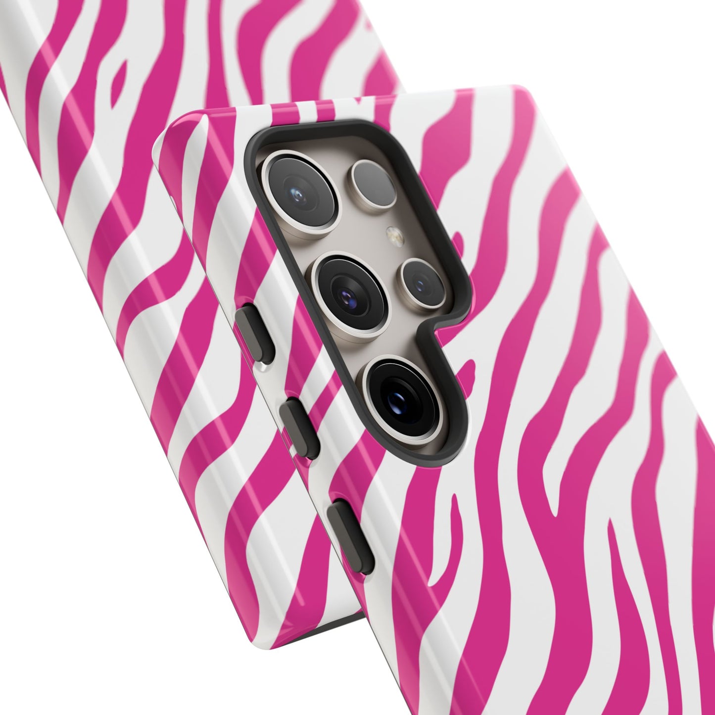 Stylish Hot Pink Zebra Print Phone Case