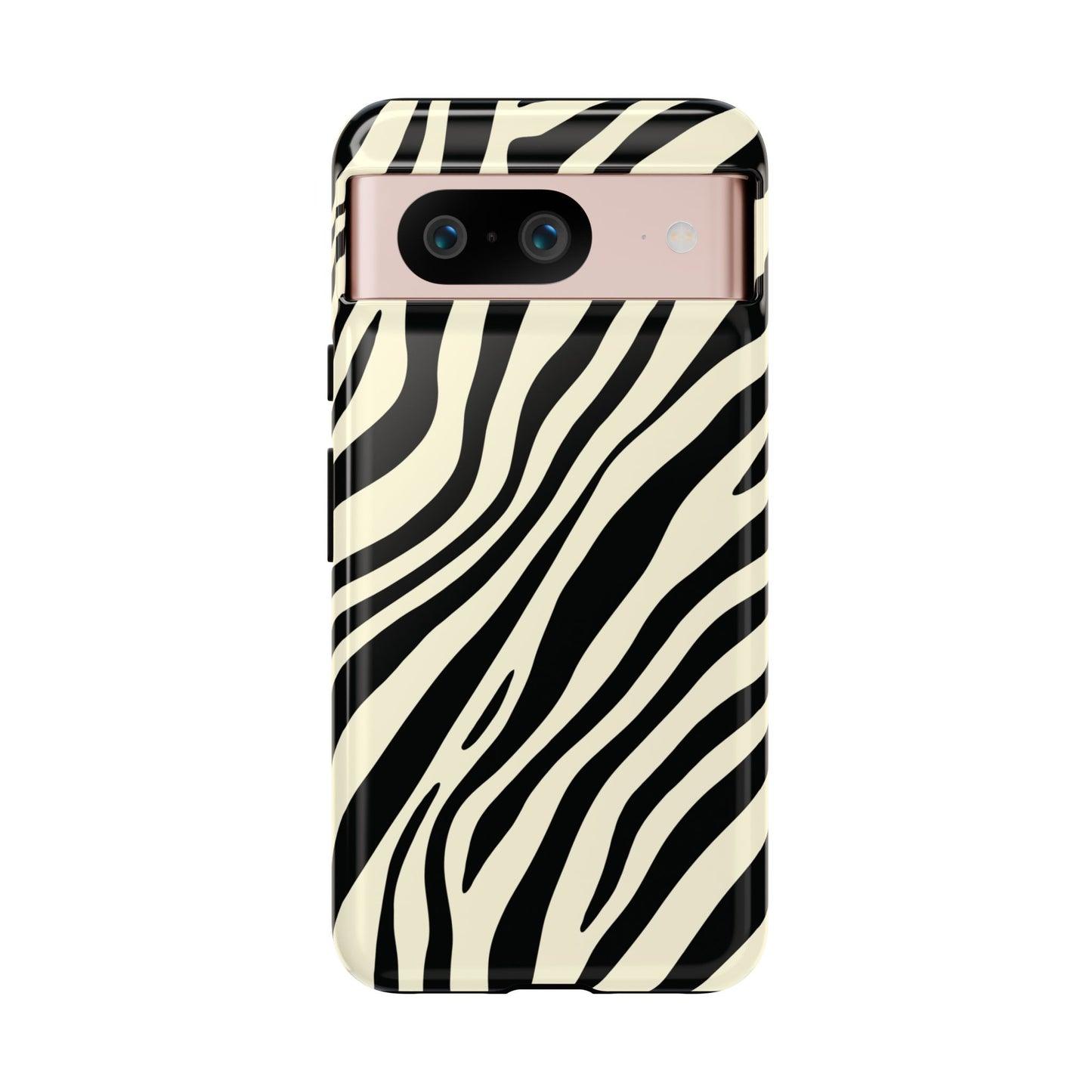 Modern Neutral Zebra Print Phone Case