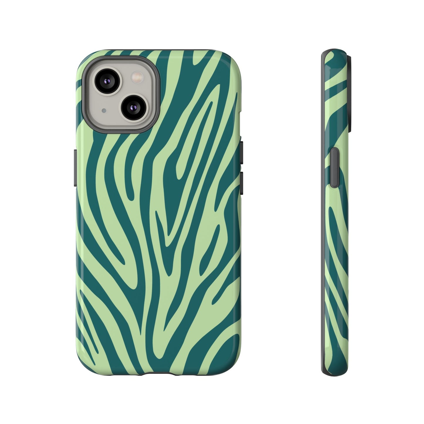 Boutique Sage Tiger Print Phone Case