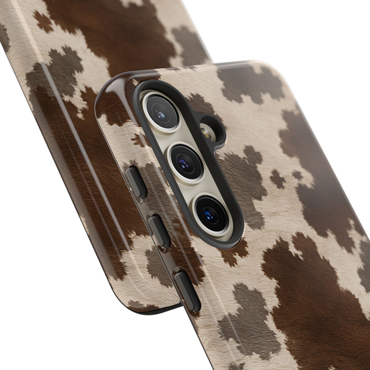 Stylish Mocha Cow Print Phone Case