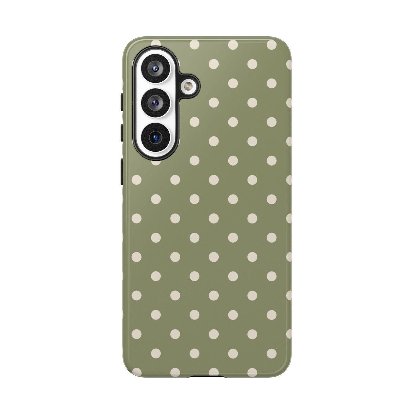 Green & White Dot Pattern Phone Case