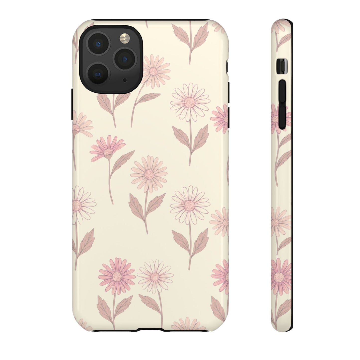 Pretty Blush Daisy Pattern Phone Case