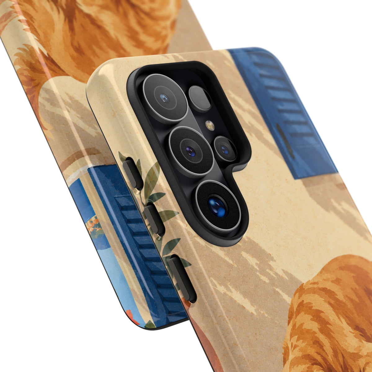 Cocker Spaniel Scent Trail Phone Case - Multicolor Phone Case