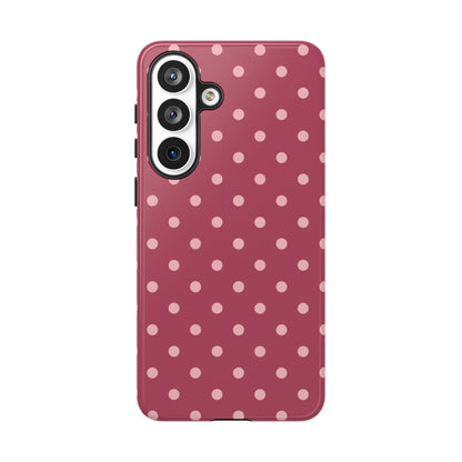 Pink Dot Pattern Phone Case