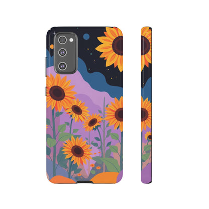 Samsung Galaxy S20 FE / Glossy Phone Case - Surreal Sunflower Design Phone Case