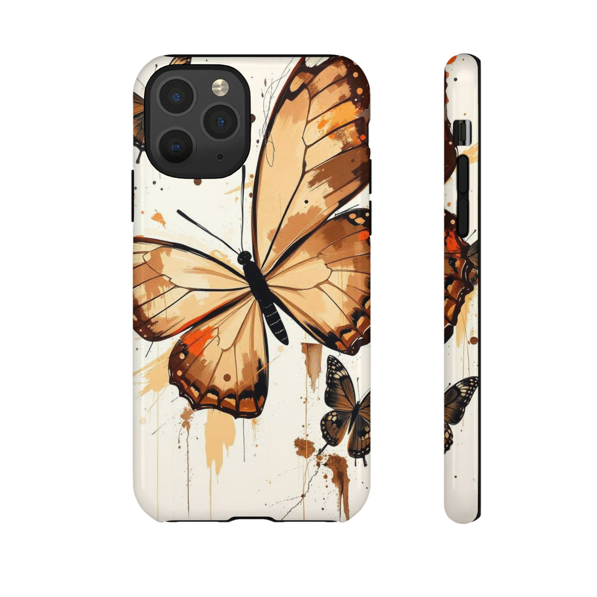 Acrylic Style Butterflies Design Phone Case - Multicolor Phone Case - iPhone 11 Pro / Glossy