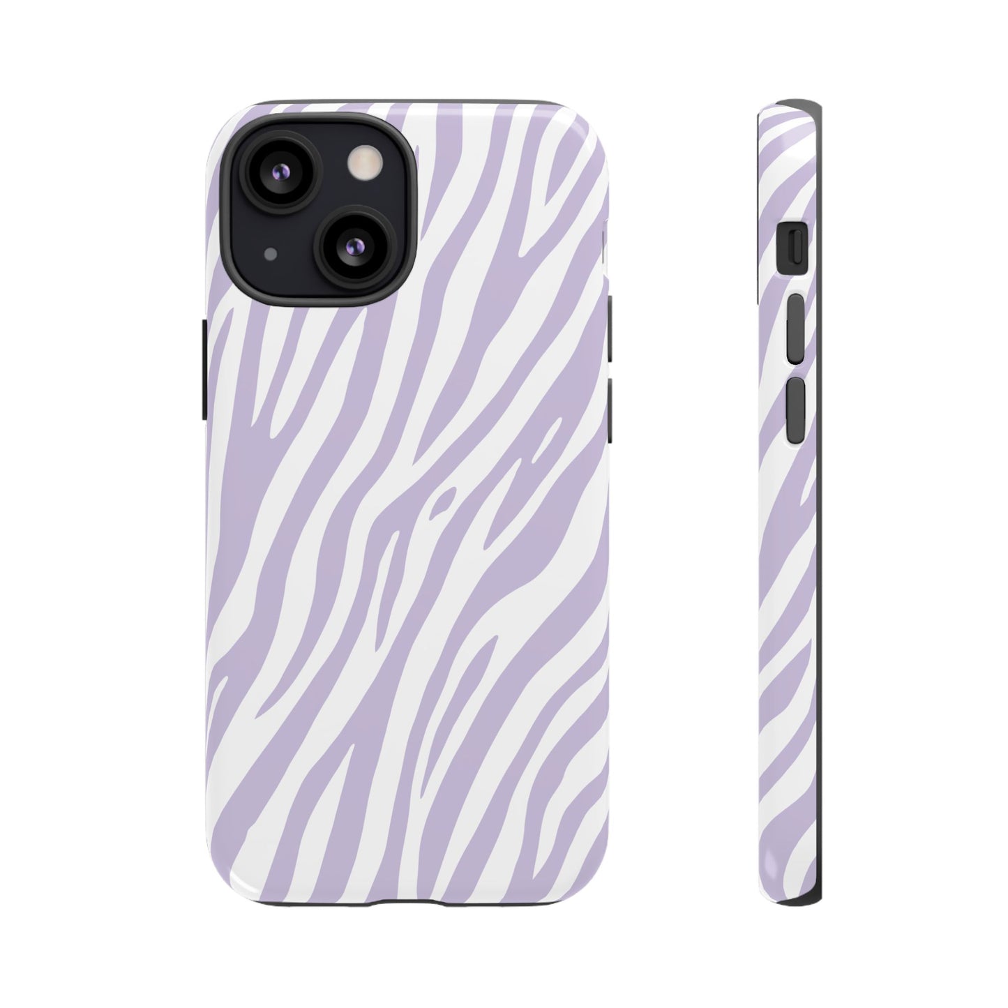 Lavender Tiger Print Phone Case