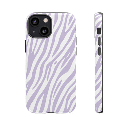 Lavender Tiger Print Phone Case