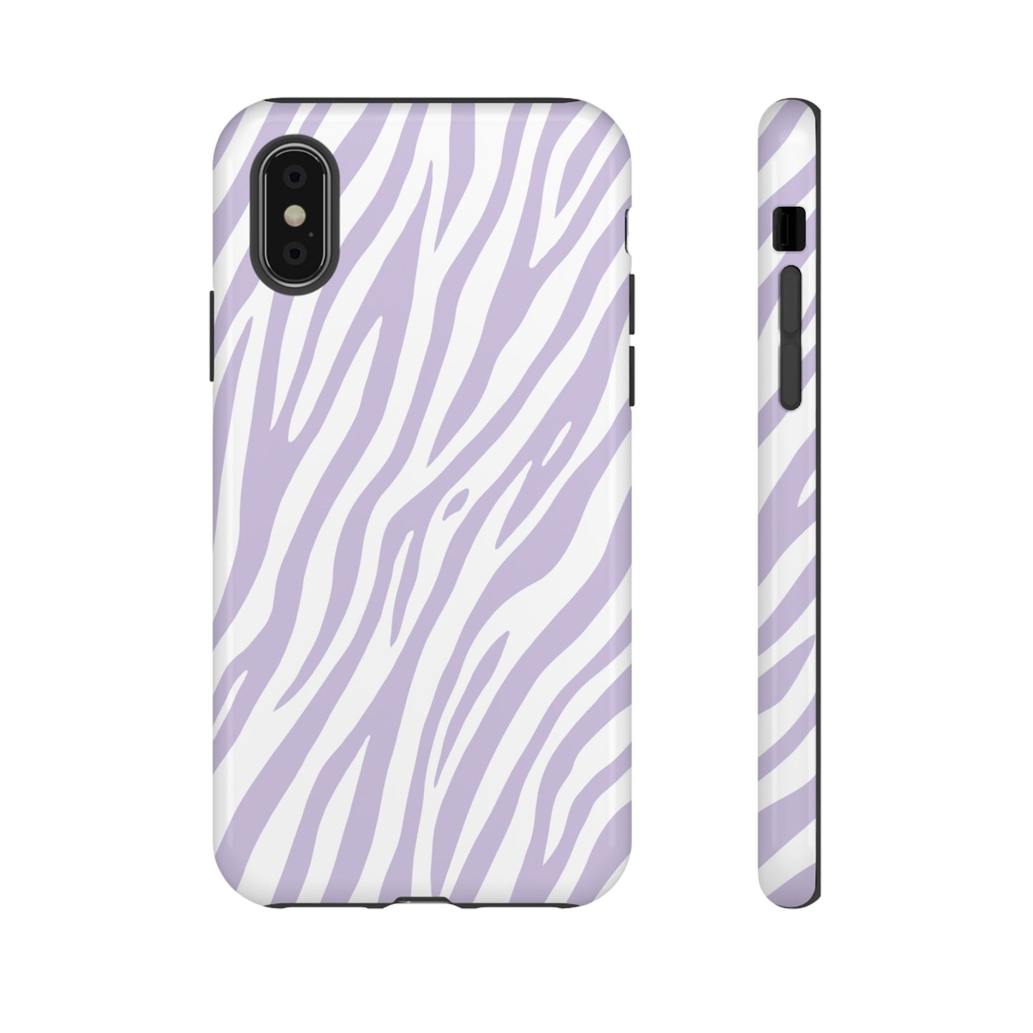 Lavender Tiger Print Phone Case