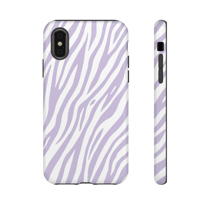 Lavender Tiger Print Phone Case