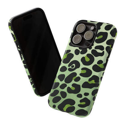Chic Sage Leopard Print Phone Case - Orange Phone Case