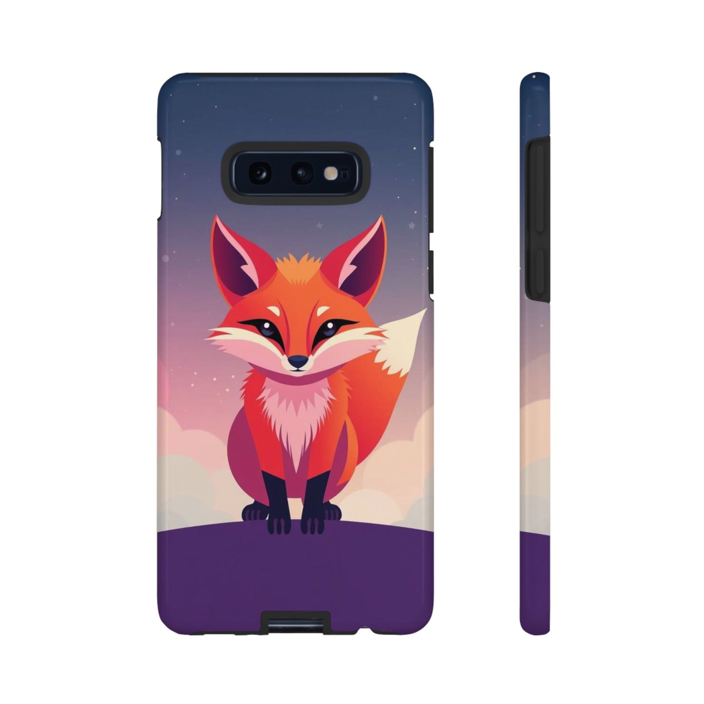 Samsung Galaxy S10E / Glossy Phone Case - Pop Art Fox Design Phone Case