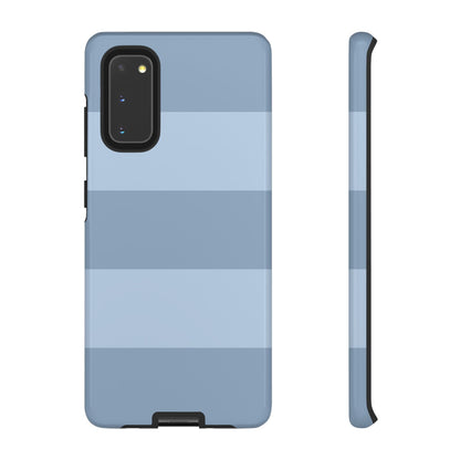 Light Blue Horizontal Stripe Pattern Phone Case - Blue Phone Case - Samsung Galaxy S20 / Glossy