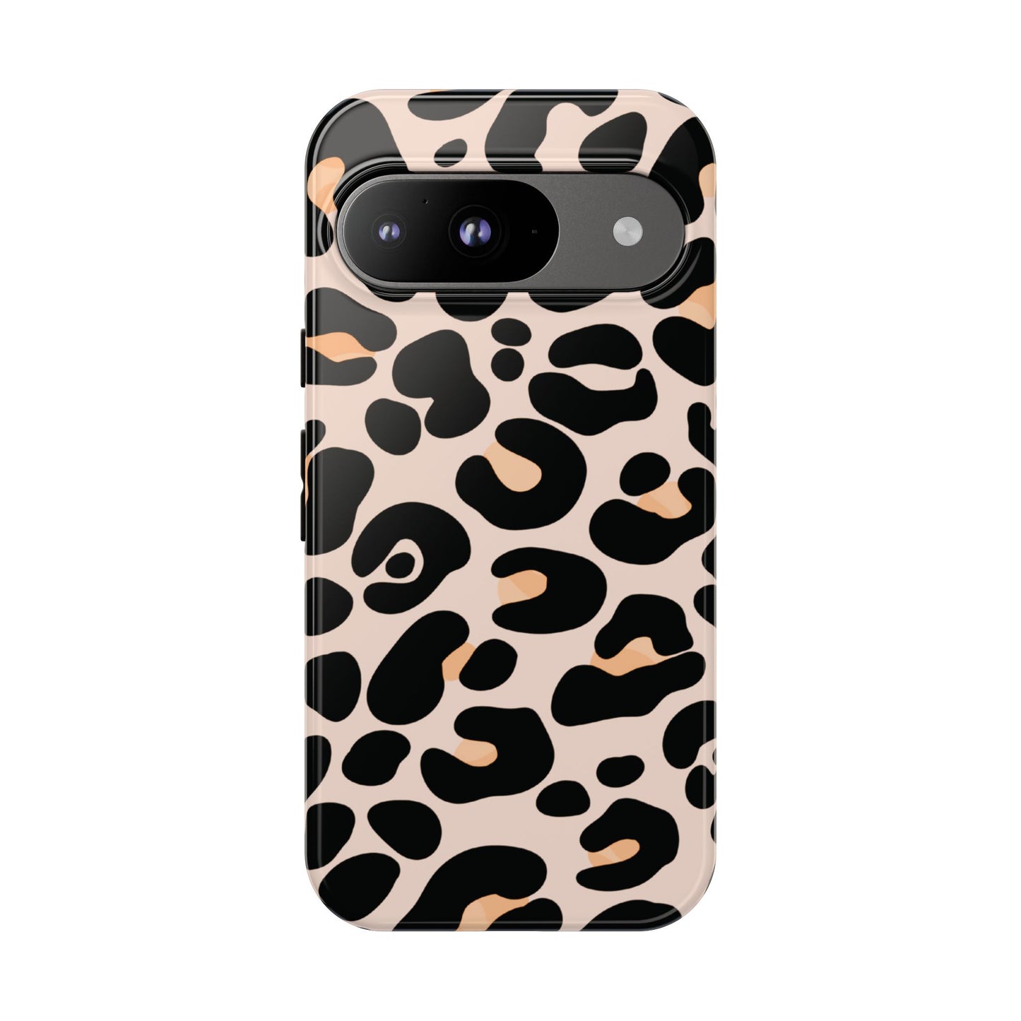 Elegant Peach Leopard Print Phone Case