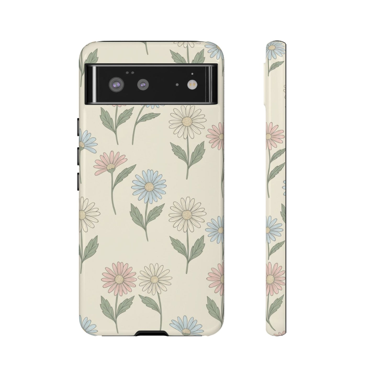 Pretty Pastel Daisy Pattern Phone Case