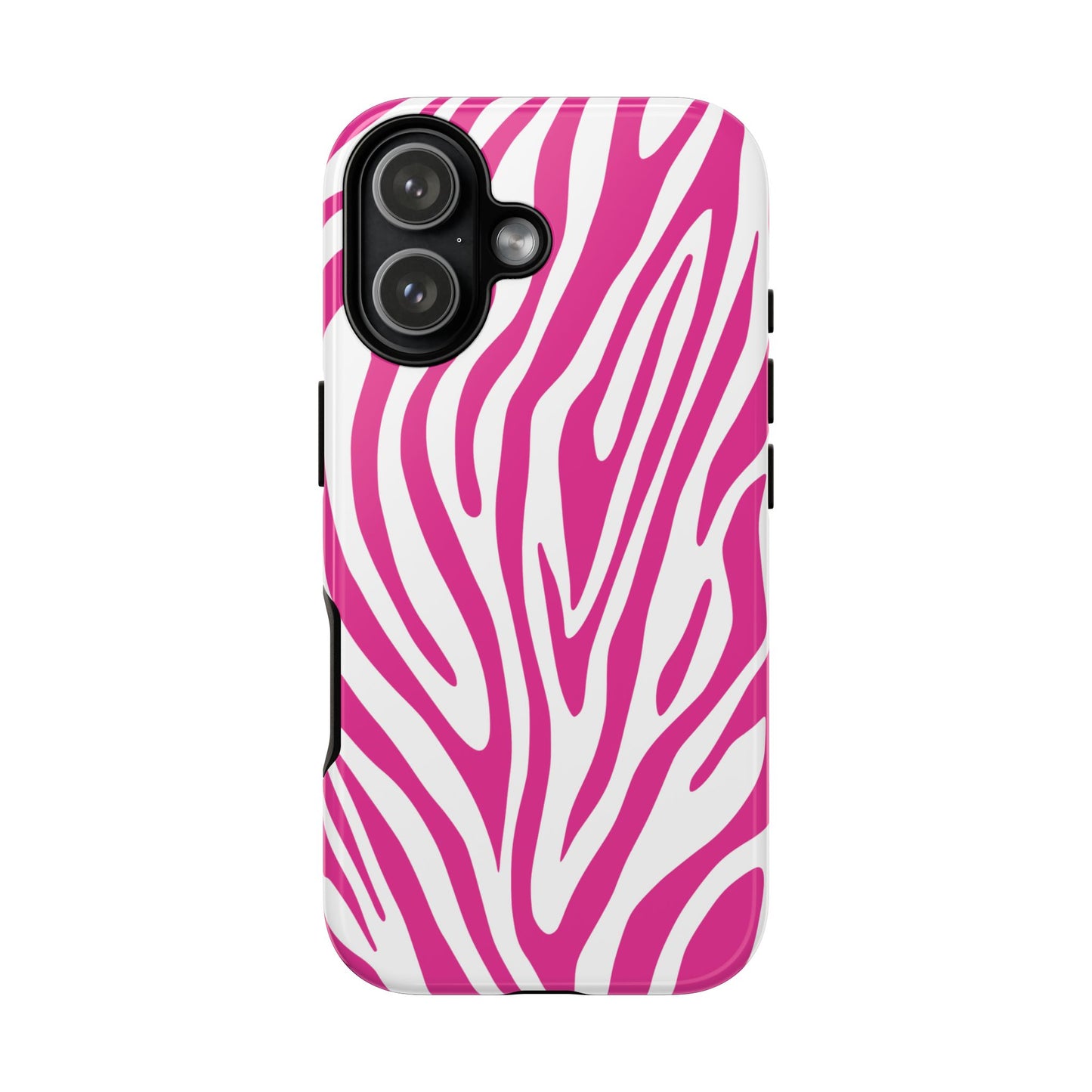 Graphic Hot Pink Tiger Print Phone Case