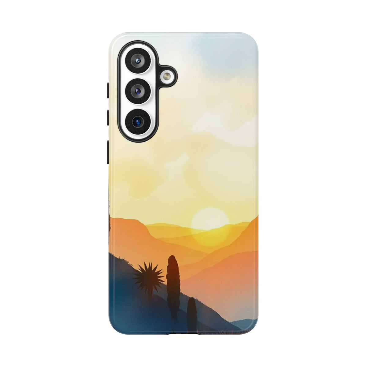 Watercolour Sunset Design Phone Case - Multicolor Phone Case - Samsung Galaxy S26 Plus / Glossy