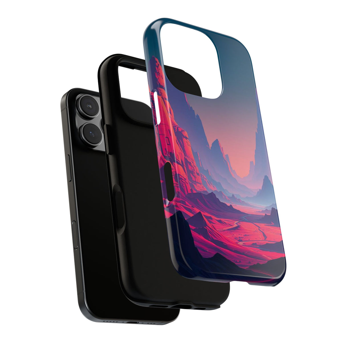 Alien Vista Design Phone Case - Multicolor Phone Case
