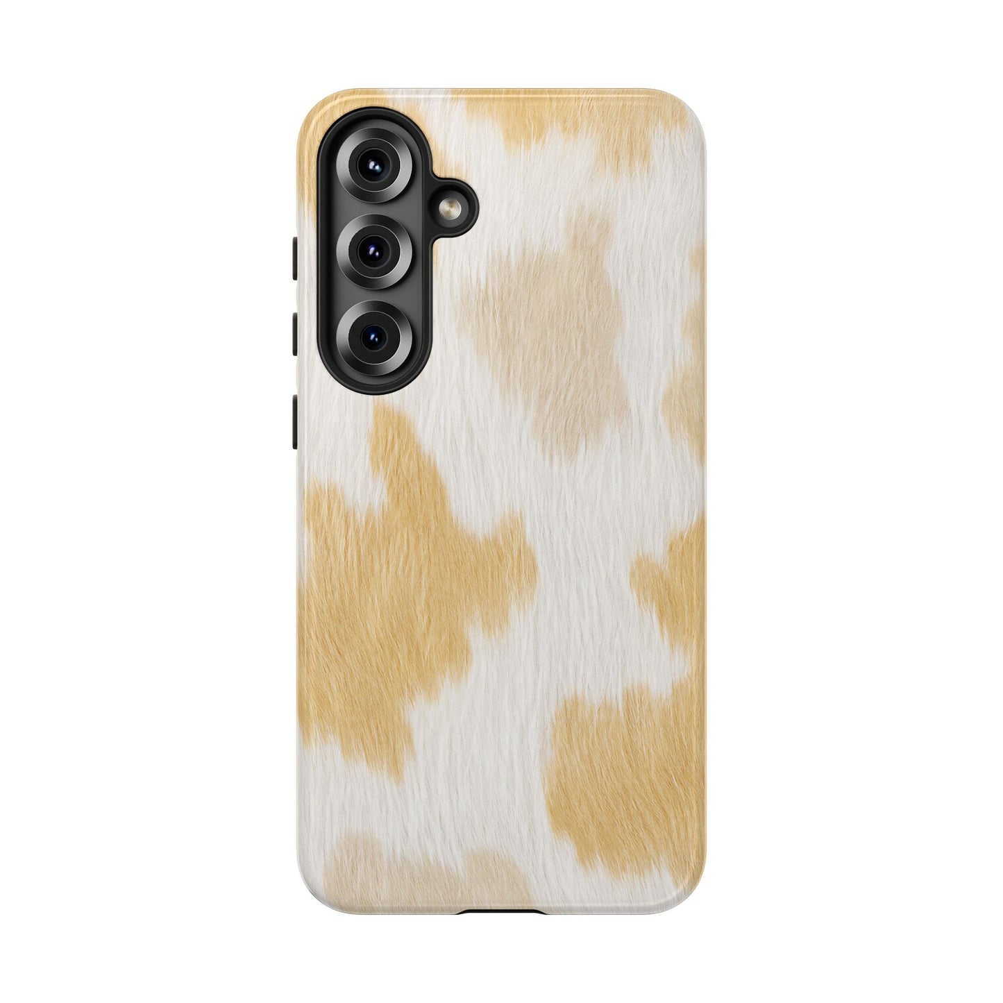 Golden Honey Cow Print Phone Case