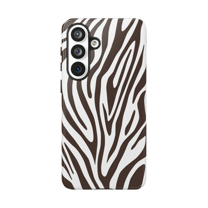 Graphic Brown Tiger Print Phone Case