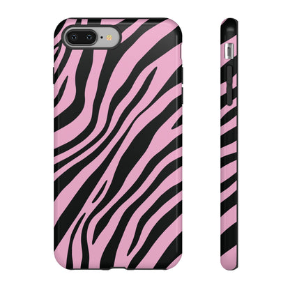 Modern Blush Zebra Print Phone Case