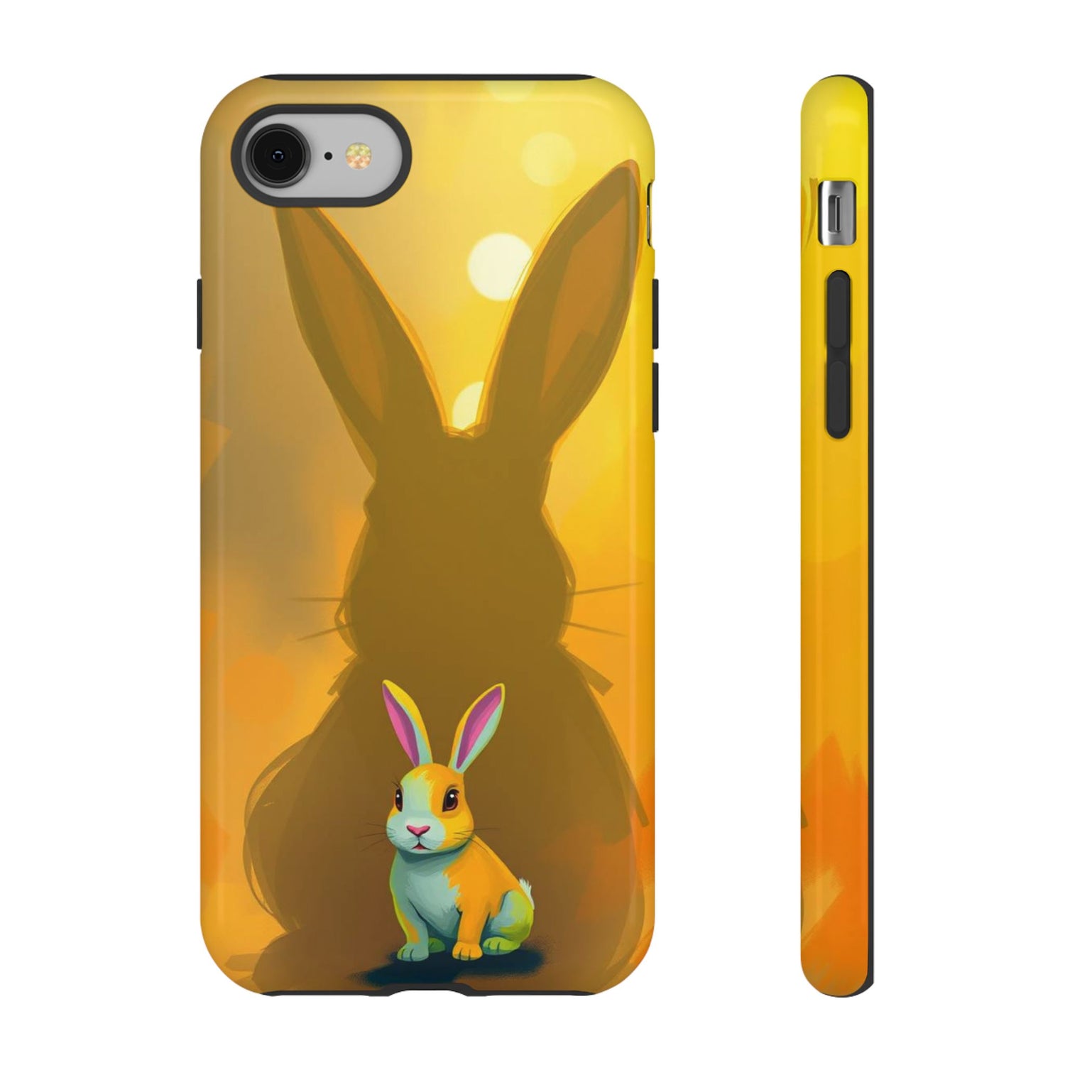 iPhone 8 / Glossy Phone Case - Shadow Rabbit Design Phone Case