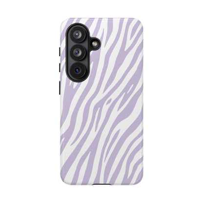 Lavender Tiger Print Phone Case