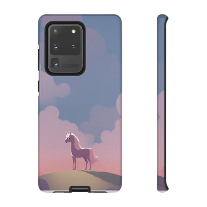 Samsung Galaxy S20 Ultra / Glossy Phone Case - Pony & Cloud Design Phone Case