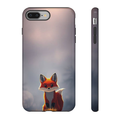 Cute Gothic Fox Design Phone Case - Multicolor Phone Case - iPhone 8 Plus / Glossy