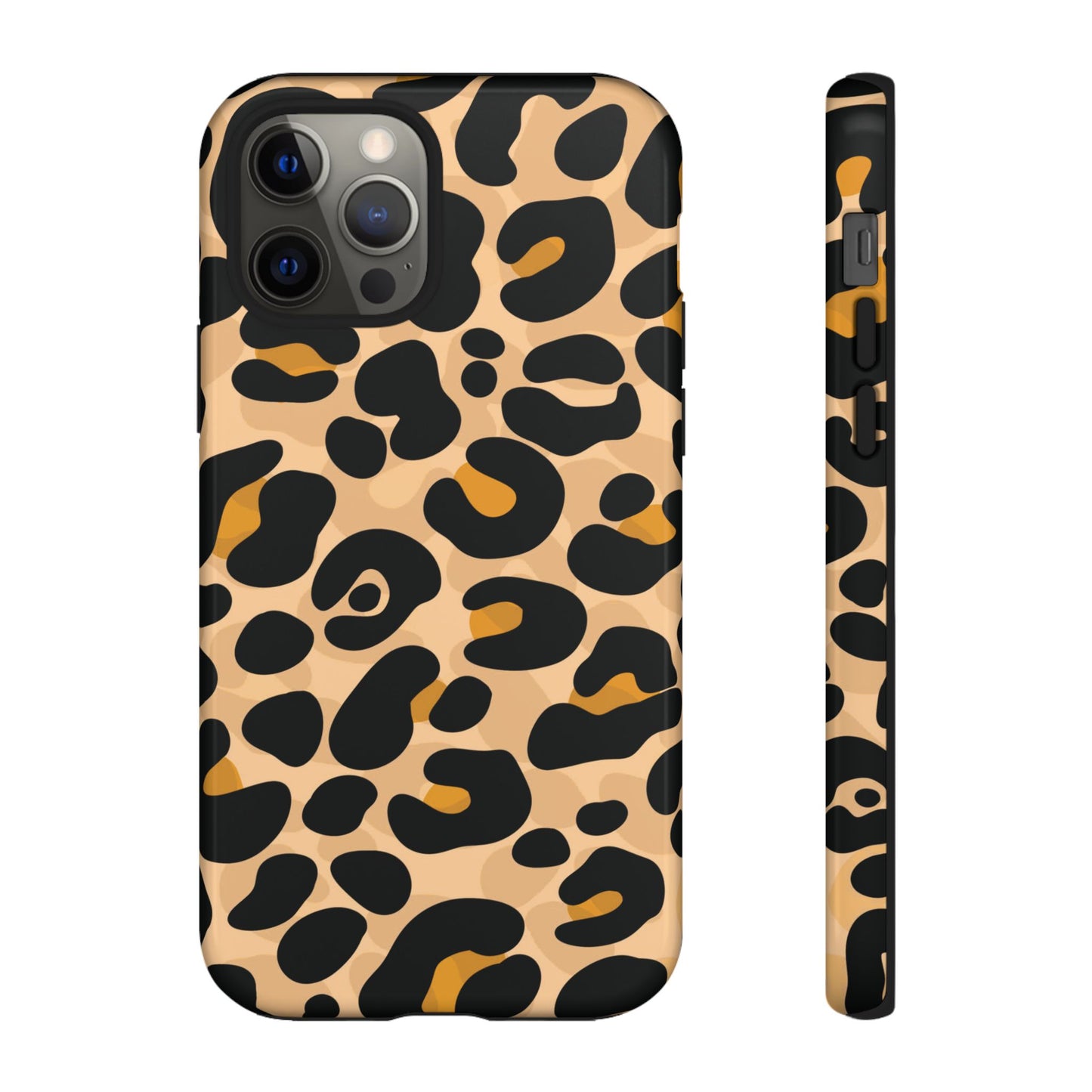Stylish Mocha Leopard Print Phone Case