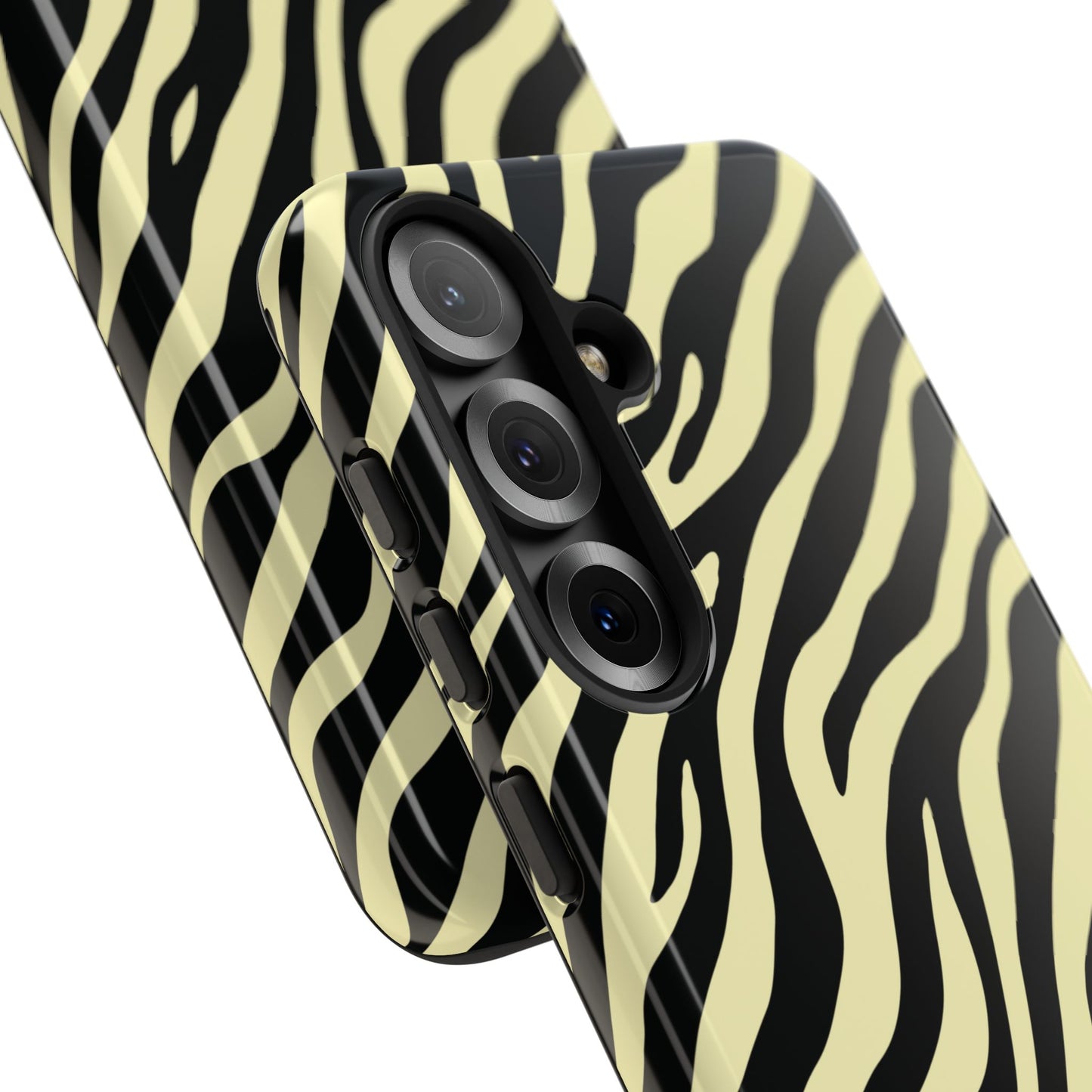 Stylish Neutral Zebra Print Phone Case