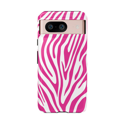 Graphic Hot Pink Tiger Print Phone Case