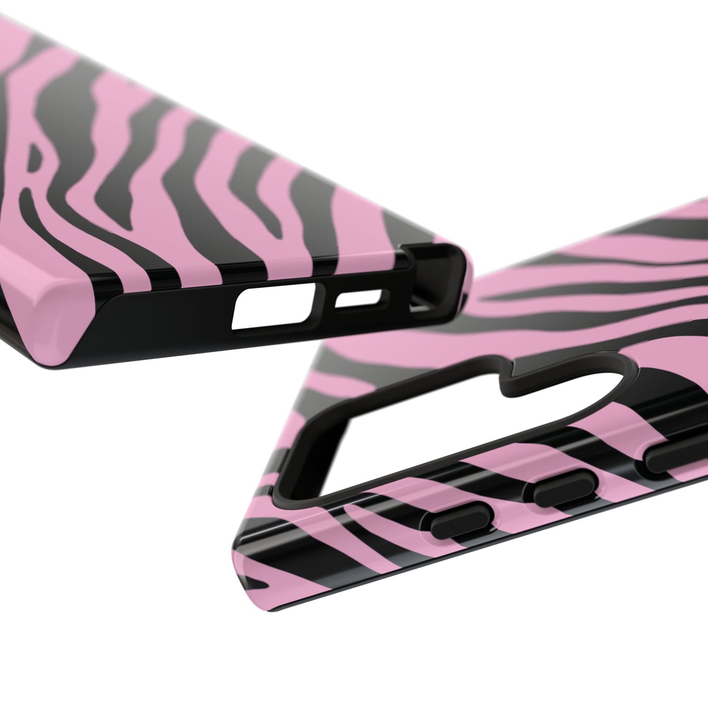 Modern Blush Zebra Print Phone Case