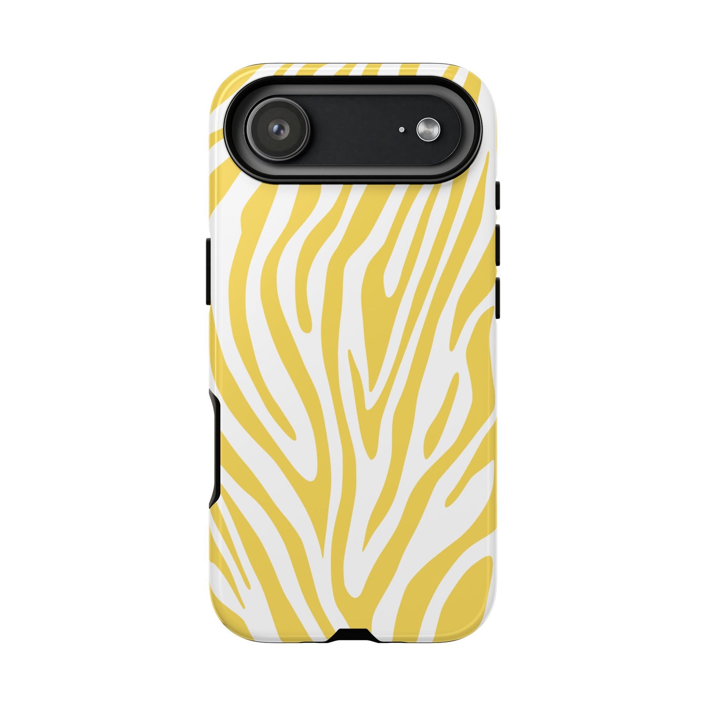 Graphic Yellow Tiger Print Phone Case