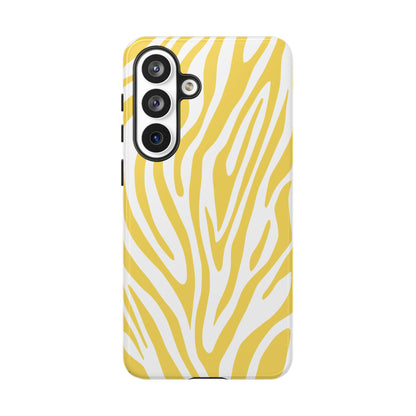 Graphic Yellow Tiger Print Phone Case