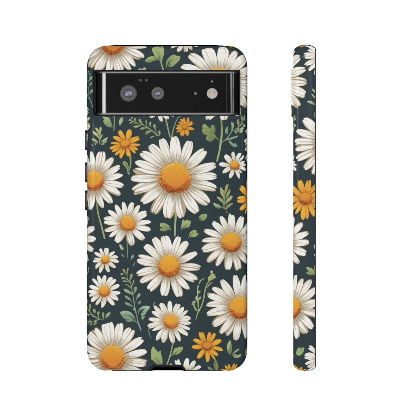 Google Pixel 6 / Glossy Phone Case - Daisies Floral Pattern 3 Phone Case