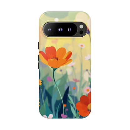 Pop Art Style Wildflower Design Phone Case - Multicolor Phone Case - Google Pixel 9 Pro / Glossy