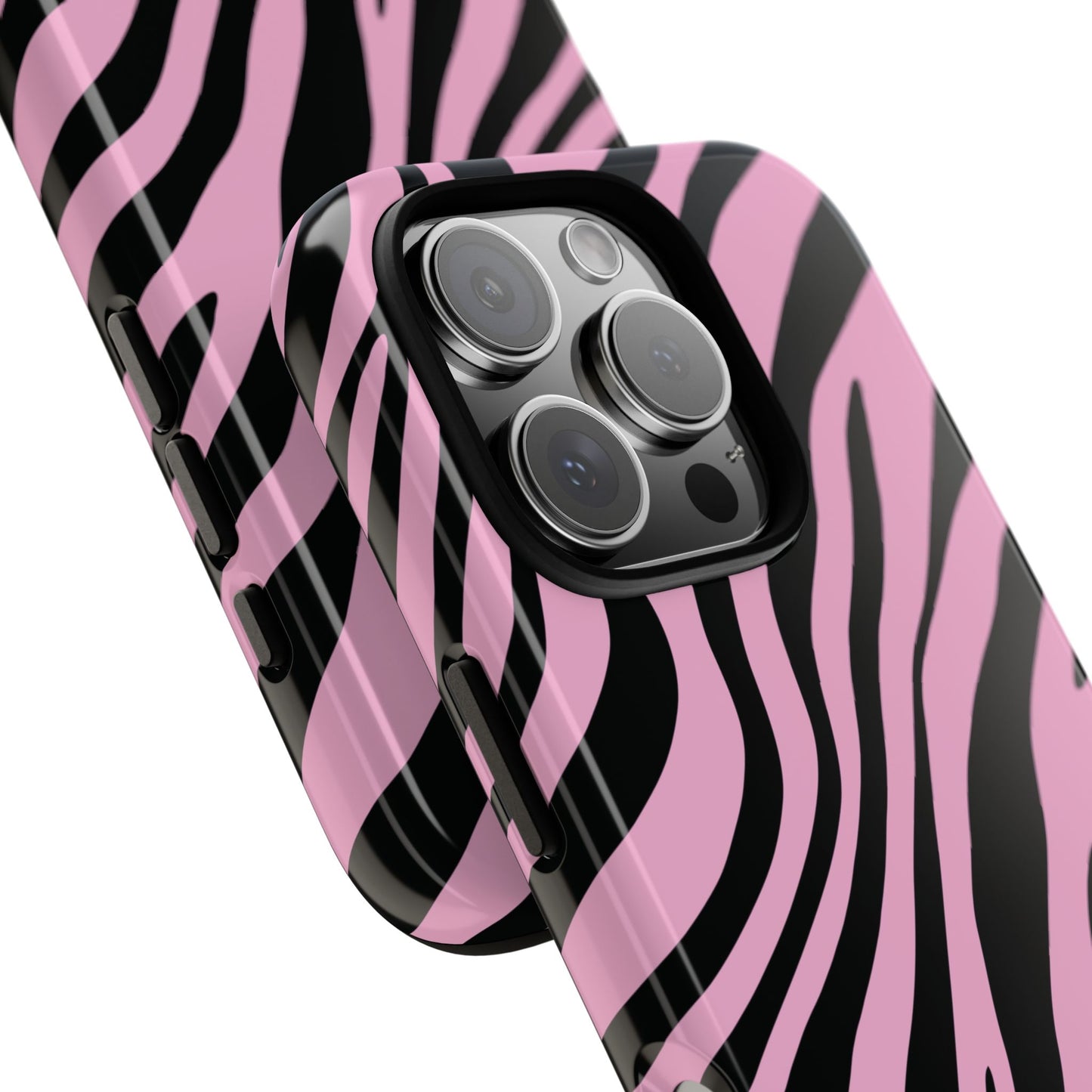 Modern Blush Zebra Print Phone Case