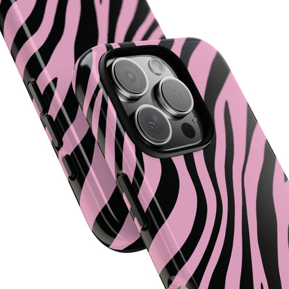 Modern Blush Zebra Print Phone Case