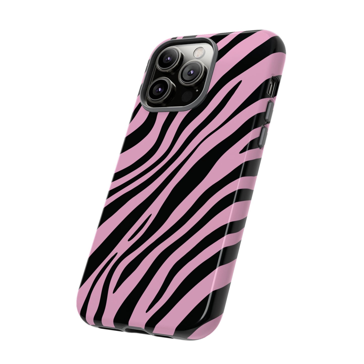 Modern Blush Zebra Print Phone Case