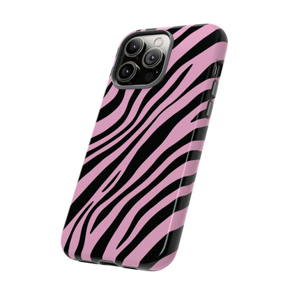 Modern Blush Zebra Print Phone Case