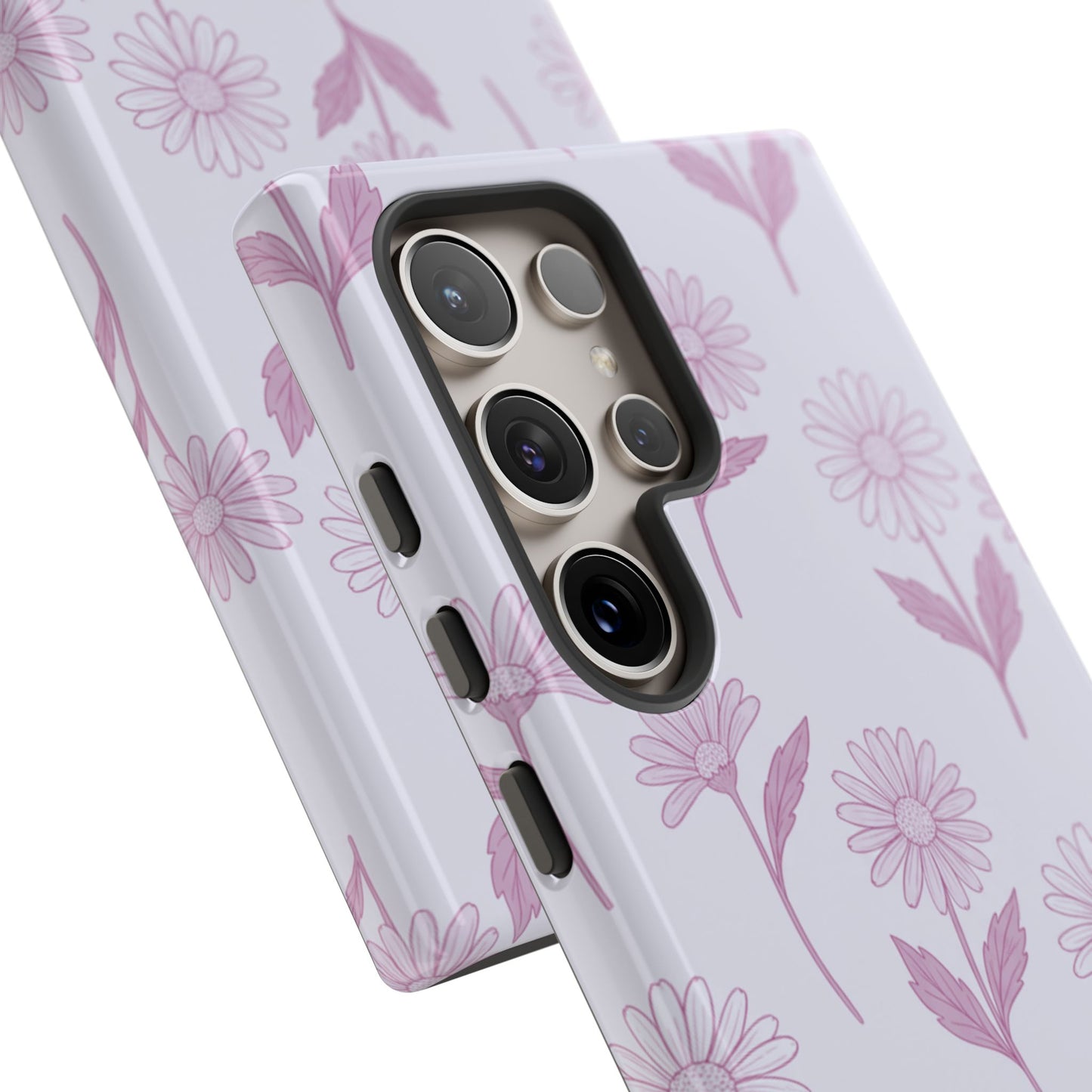 Pretty Lilac Daisy Pattern Phone Case