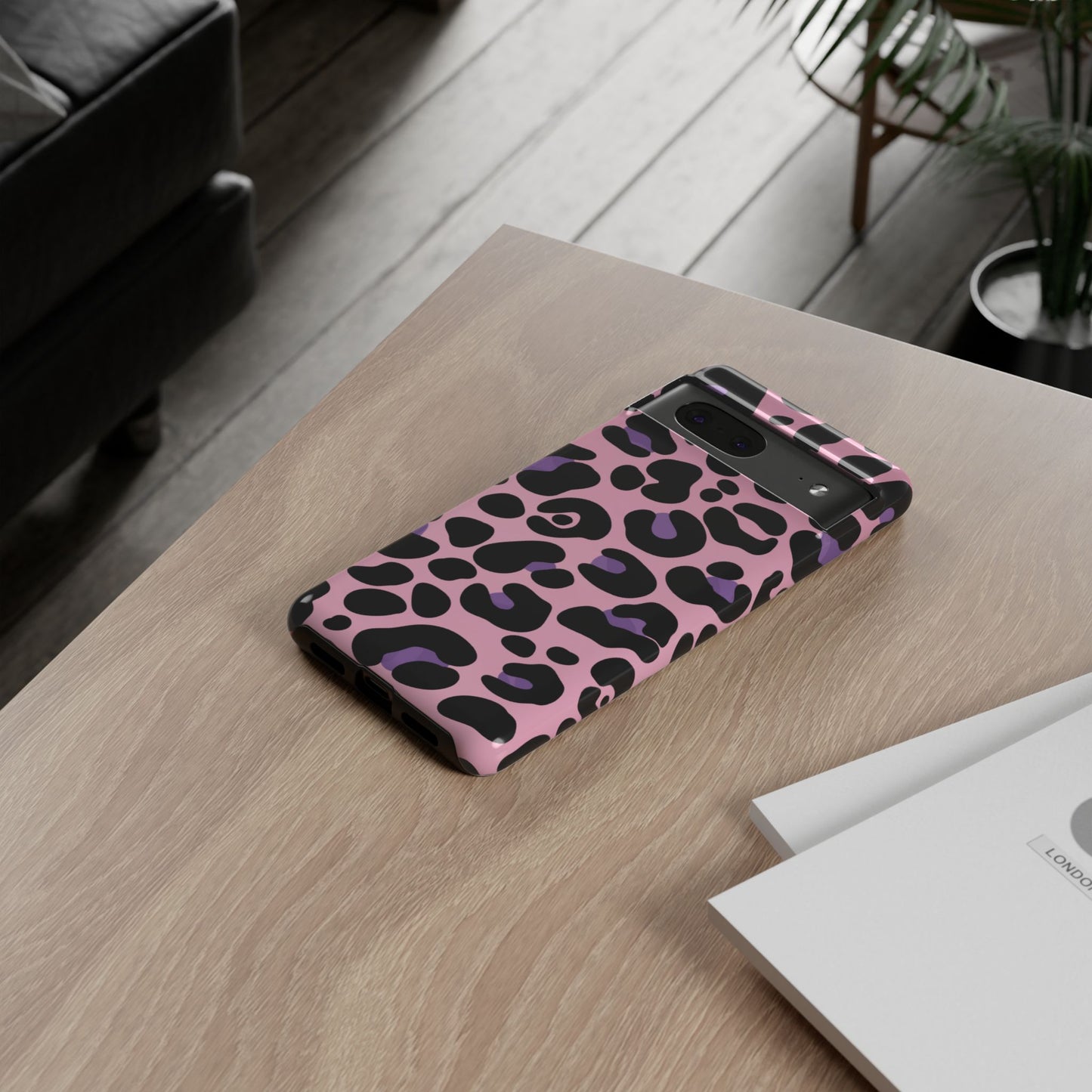Pretty Pink & Lavender Leopard Print