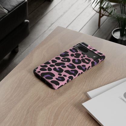 Pretty Pink & Lavender Leopard Print