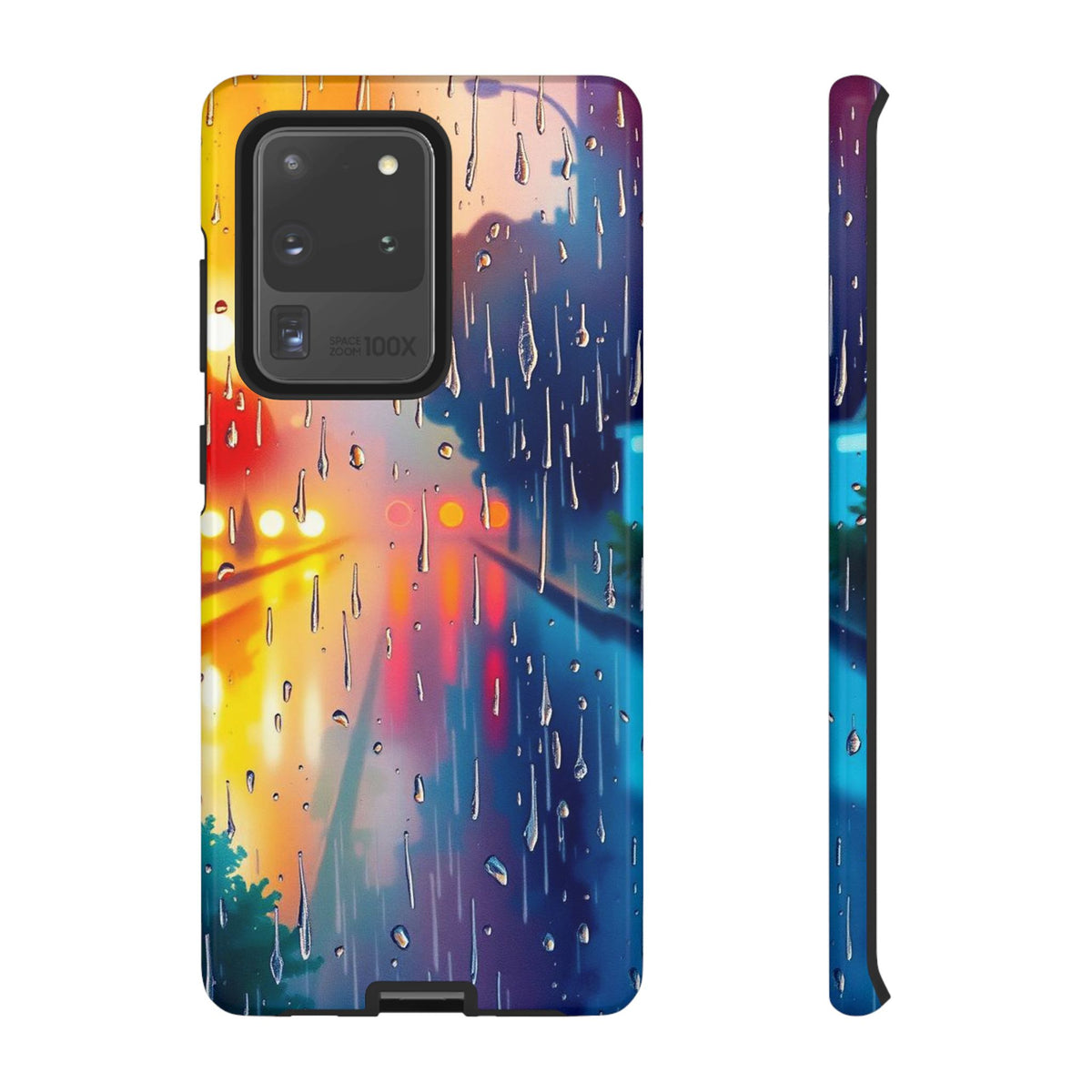 Electric Rain Watercolour Design Phone Case - Multicolor Phone Case - Samsung Galaxy S20 Ultra / Glossy