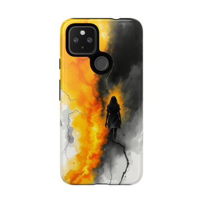 Watercolour Gothic Silhouette of a Woman Phone Case