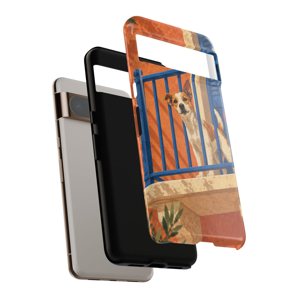 Jack Russell Terrier Balcony Busybody Phone Case - Multicolor Phone Case