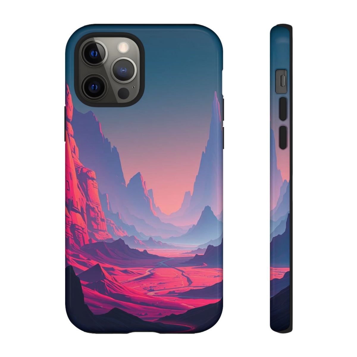 Alien Vista Design Phone Case - Multicolor Phone Case - iPhone 12 Pro / Glossy