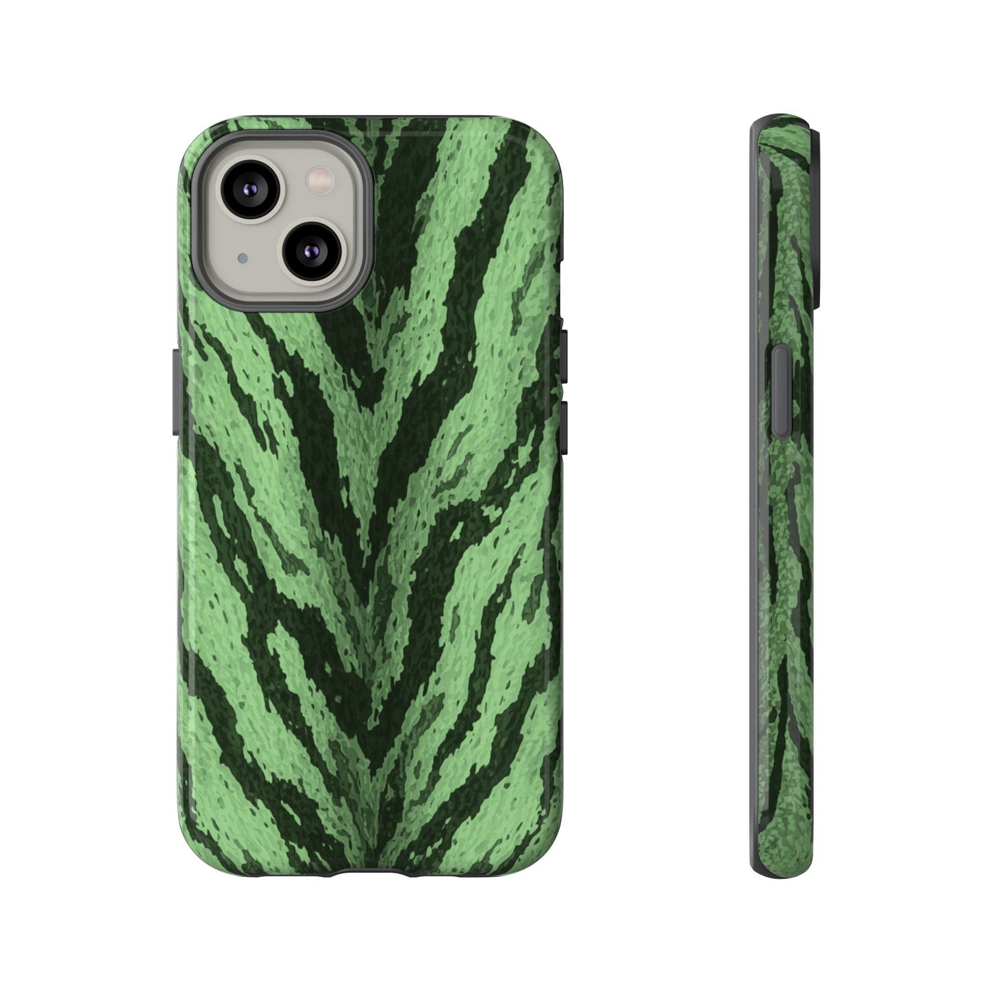 Sage Tiger Print Phone Case