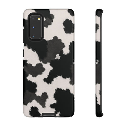Modern Monochrome Cow Print Phone Case